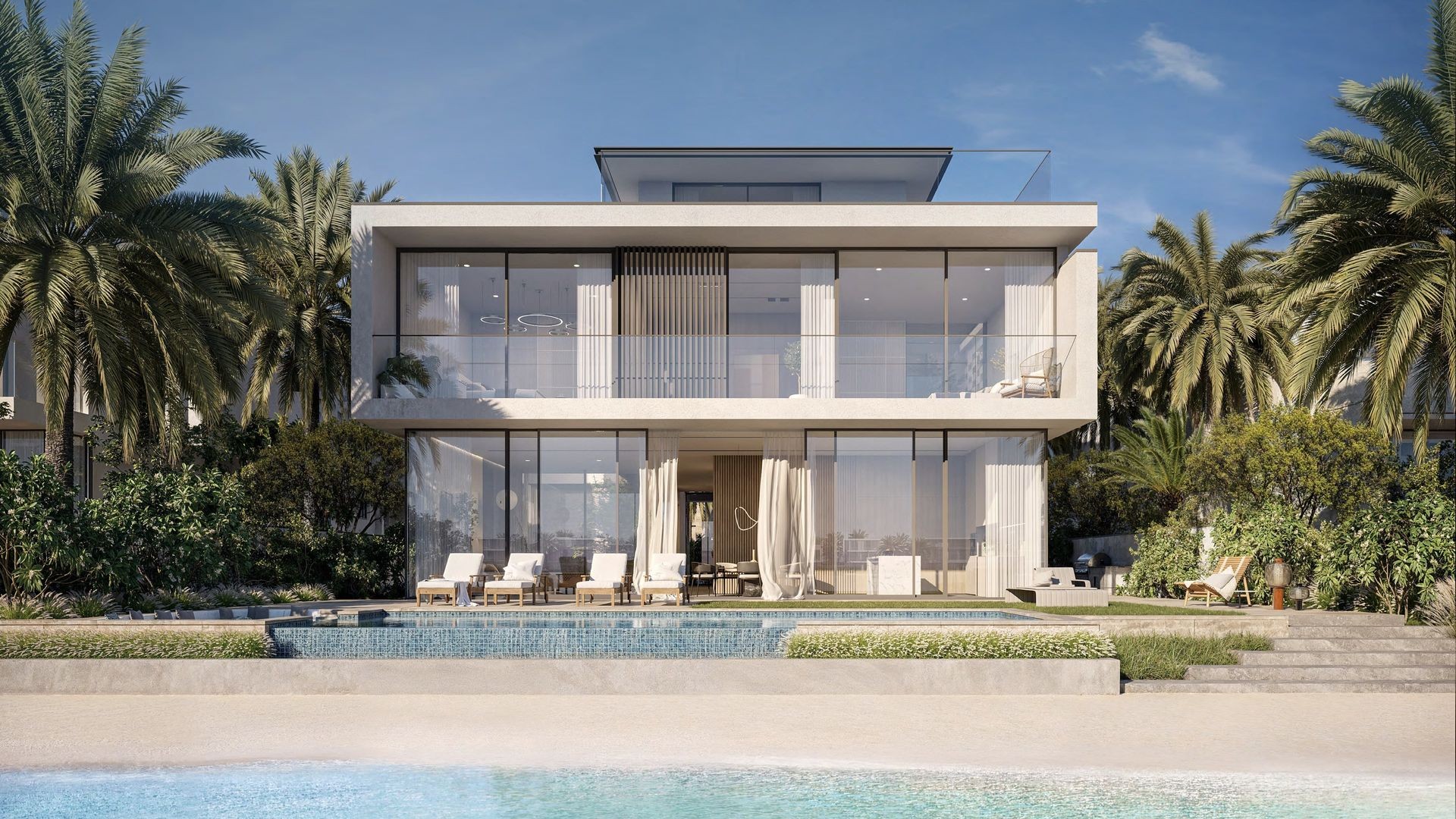 Luxury beach villa palm jebel Ali